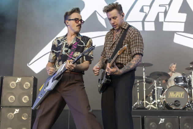 McFly perform at Halifax Piece Hall Tom Fletcher and Danny Jones of McFly performs at Piece Hall, Halifax, 24th June 2026, Credit:Mike Gray MIKE GRAY - B4227 Avalon  Copyright: xMikexGrayx xMIKExGRAYx-xB4227x xAvalonx 1112281170