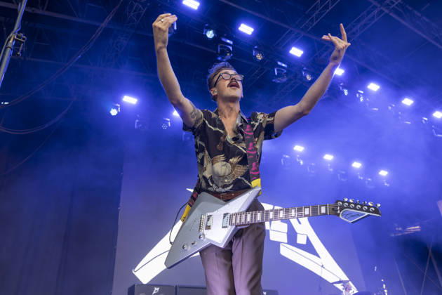 McFly perform at Halifax Piece Hall Tom Fletcher of McFly performs at Piece Hall, Halifax, 24th June 2026, Credit:Mike Gray MIKE GRAY - B4227 Avalon  Copyright: xMikexGrayx xMIKExGRAYx-xB4227x xAvalonx 1112281205