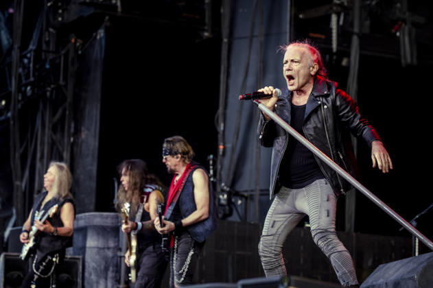 Iron Maiden live at Copenhell 2026 Copenhagen, Denmark. 24th, June 2026. The English heavy metal band Iron Maiden performs a live concert during the Danish heavy metal festival Copenhell 2026 in Copenhagen. Here vocalist Bruce Dickinson is seen live on stage. Denmark, Copenhagen  Copyright: xGonzalesxPhoto MathiasxBakxLarsenx