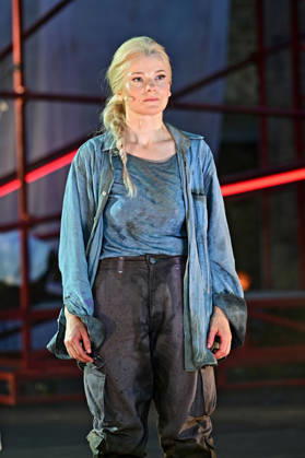 Bad Hersfelder Festspiele - Parzival . Schauspielerin Varia Linnea Sjöström während der Fotoprobe zur Inszenierung Parzival im Rahmen der Bad Hersfelder Festspiele am 24.06.2026 in der Stiftsruine Bad Hersfeld. 20260624MWI129824