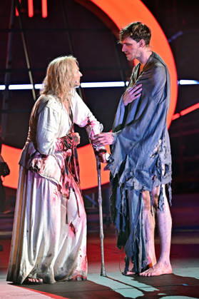 Bad Hersfelder Festspiele - Parzival . Schauspieler Thiess Brammer und Jörg Thieme während der Fotoprobe zur Inszenierung Parzival im Rahmen der Bad Hersfelder Festspiele am 24.06.2026 in der Stiftsruine Bad Hersfeld. 20260624MWI130215