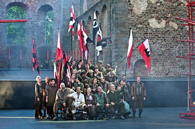 Bad Hersfelder Festspiele - Parzival . Fotoprobe zur Inszenierung Parzival im Rahmen der Bad Hersfelder Festspiele am 24.06.2026 in der Stiftsruine Bad Hersfeld. 20260624MWI129715