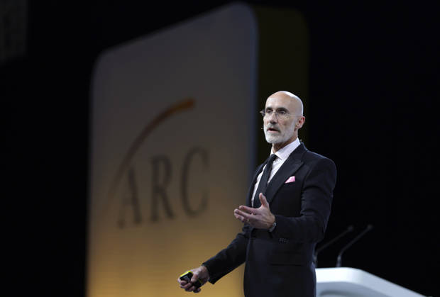 Arthur Brooks speaks at the Alliance for Responsible Citizenship Conference 2026. Image Licensed to Parsons Media. 25 06 2026. London, United Kingdom. The Alliance for Responsible Citizenship Conference 2026.  Copyright: xAndrewxParsonsx xParsonsxMediax PAR-9218-0009