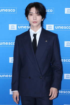 UNESCO & K-pop Band SEVENTEEN Support Youth-led Projects - Paris Joshua Hong attend attend the launch of the Global Youth Grant Scheme Scale-Up Phase at UNESCO on June 25, 2026 in Paris, France. Photo by Jerome Domine ABACAPRESS.COM Paris France  Copyright: xDominexJerome ABACAx