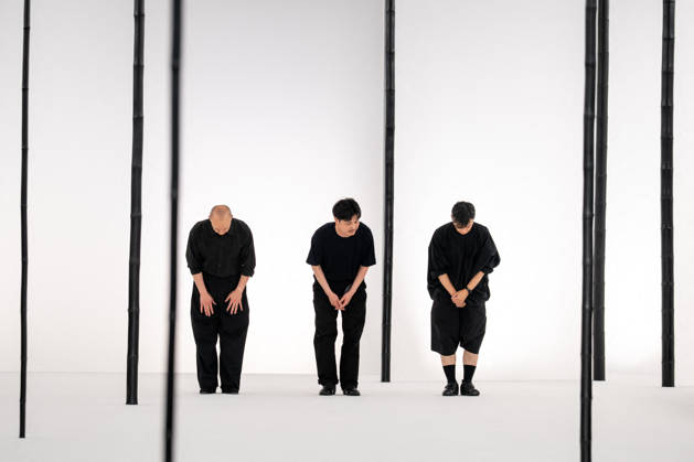 PFW - Issey Miyake - Runway Yuki Itakura, Sen Kawahara, Nobutaka Kobayashi and IM Issey Miyake Men Miyake Design Studio team as part of their Menswear Spring-Summer 2027 collection show for fashion house Issey Miyake during Men s Fashion Week in Paris, France, June 25, 2026. Photo by Alexis Jumeau ABACAPRESS.COM Paris France  Copyright: xJumeauxAlexis ABACAx