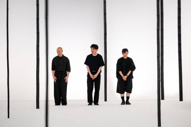 PFW - Issey Miyake - Runway Yuki Itakura, Sen Kawahara, Nobutaka Kobayashi and IM Issey Miyake Men Miyake Design Studio team as part of their Menswear Spring-Summer 2027 collection show for fashion house Issey Miyake during Men s Fashion Week in Paris, France, June 25, 2026. Photo by Alexis Jumeau ABACAPRESS.COM Paris France  Copyright: xJumeauxAlexis ABACAx