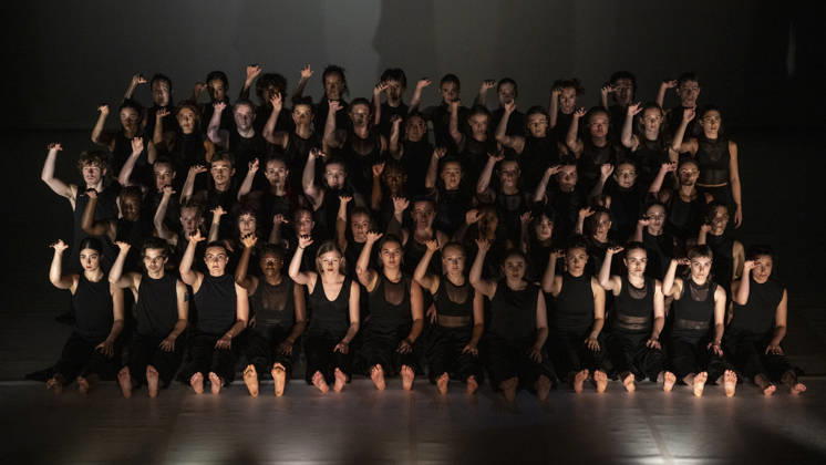 June 25, 2026, London, London, UK: LONDON, UK. The cast performs at the Southbank CentreÃ¢â‚¬â ¢s Queen Elizabeth Hall during the UK premiere of Ã¢â‚¬ËœColossusÃ¢â‚¬â ¢ by Australian choreographer Stephanie Lake. Fifty final year students from London Contemporary Dance School at The Place are performing in a show, 25 to 27 June, which is part of the Southbank CentreÃ¢â‚¬â ¢s 75th anniversary programme. London UK  - ZUMAl94_ 20260625_zaf_l94_033 Copyright: xStephenxChungx