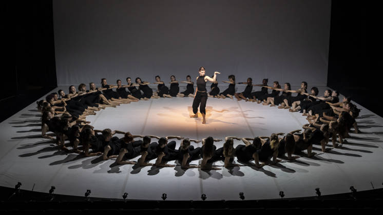 June 25, 2026, London, London, UK: LONDON, UK. The cast performs at the Southbank CentreÃ¢â‚¬â ¢s Queen Elizabeth Hall during the UK premiere of Ã¢â‚¬ËœColossusÃ¢â‚¬â ¢ by Australian choreographer Stephanie Lake. Fifty final year students from London Contemporary Dance School at The Place are performing in a show, 25 to 27 June, which is part of the Southbank CentreÃ¢â‚¬â ¢s 75th anniversary programme. London UK  - ZUMAl94_ 20260625_zaf_l94_042 Copyright: xStephenxChungx