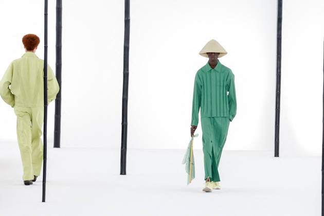 Issey Miyake Ready-to-Wear Men’s Spring Summer 2027 Fashion Show during Paris Fashion Week at the Césure Cultural Center in Paris, France, on June 24, 2026 Bestimage Runway during the Issey Miyake Men’s Spring Summer 2027 fashion show as part of Paris Fashion Week on June 24, 2026 in Paris, France Paris France  Copyright: xAgencex xBestimagexAgencex xBestimagex