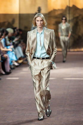 PFW Amiri Runway Menswear NB A model walks the runway during the Amiri Menswear Spring Summer 2027 show as part of Paris Fashion Week on June 25, 2026 in Paris, France. Photo by Nasser Berzane ABACAPRESS.COM Paris France  Copyright: xBerzanexNasser ABACAx