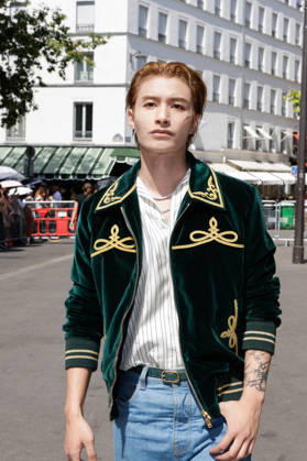 Benzo Li at the Amiri Spring Summer 2027 Men’s Ready-to-Wear show at the Carreau du Temple during Paris Fashion Week (PFW), June 25, 2026 Tiphaine Lebely Bestimage Celebrities at the Amiri Spring Summer 2027 Men’s Ready-to-Wear show at the Carreau du Temple during Paris Fashion Week (PFW) in Paris, France  Copyright: xTiphainexLebelyx xBestimagexTiphainexLebelyx xBestimagex