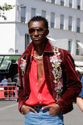 Alioune Badara Fall at the Amiri Spring Summer 2027 Men’s Ready-to-Wear show at the Carreau du Temple during Paris Fashion Week (PFW), June 25, 2026 Tiphaine Lebely Bestimage Celebrities at the Amiri Spring Summer 2027 Men’s Ready-to-Wear show at the Carreau du Temple during Paris Fashion Week (PFW) in Paris, France  Copyright: xTiphainexLebelyx xBestimagexTiphainexLebelyx xBestimagex