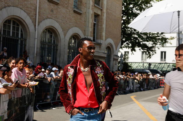 Alioune Badara Fall at the Amiri Spring Summer 2027 Men’s Ready-to-Wear show at the Carreau du Temple during Paris Fashion Week (PFW), June 25, 2026 Tiphaine Lebely Bestimage Celebrities at the Amiri Spring Summer 2027 Men’s Ready-to-Wear show at the Carreau du Temple during Paris Fashion Week (PFW) in Paris, France  Copyright: xTiphainexLebelyx xBestimagexTiphainexLebelyx xBestimagex