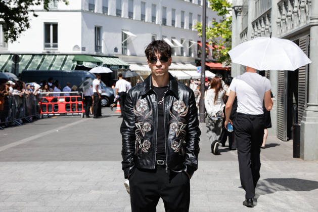 Guest at the Amiri Spring Summer 2027 Men’s Ready-to-Wear show at the Carreau du Temple during Paris Fashion Week (PFW), June 25, 2026 Tiphaine Lebely Bestimage Celebrities at the Amiri Spring Summer 2027 Men’s Ready-to-Wear show at the Carreau du Temple during Paris Fashion Week (PFW) in Paris, France  Copyright: xTiphainexLebelyx xBestimagexTiphainexLebelyx xBestimagex