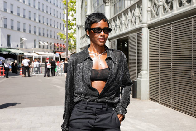 Eva Apio at the Amiri Spring Summer 2027 Men’s Ready-to-Wear show at the Carreau du Temple during Paris Fashion Week (PFW), June 25, 2026 Tiphaine Lebely Bestimage Celebrities at the Amiri Spring Summer 2027 Men’s Ready-to-Wear show at the Carreau du Temple during Paris Fashion Week (PFW) in Paris, France  Copyright: xTiphainexLebelyx xBestimagexTiphainexLebelyx xBestimagex