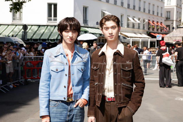 Guest at the Amiri Spring Summer 2027 Men’s Ready-to-Wear show at the Carreau du Temple during Paris Fashion Week (PFW), June 25, 2026 Tiphaine Lebely Bestimage Celebrities at the Amiri Spring Summer 2027 Men’s Ready-to-Wear show at the Carreau du Temple during Paris Fashion Week (PFW) in Paris, France  Copyright: xTiphainexLebelyx xBestimagexTiphainexLebelyx xBestimagex