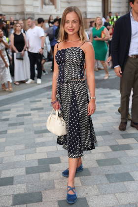 . 25 06 2026. London, United Kingdom. Lady Amelia Windsor arriving at the opening of RH London in Mayfair, London .  xStephenxLockx xi-Imagesx IIM-26855-0001
