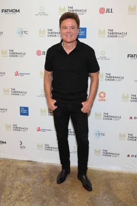 Los Angeles CA June 25: Donny Osmond at The Tabernacle Choir & Orchestra at Temple Sqaure conference on June 25, 2026 Credit: USA  - ZUMAa123 20260625_zaa_a123_048 Copyright: xAdMediax