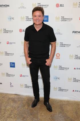 Los Angeles CA June 25: Donny Osmond at The Tabernacle Choir & Orchestra at Temple Sqaure conference on June 25, 2026 Credit: USA  - ZUMAa123 20260625_zaa_a123_058 Copyright: xAdMediax