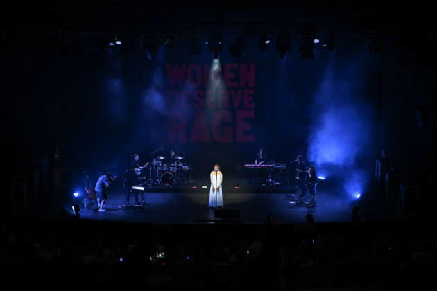Soul Singer Imany performs live at Harbiye Open Air Theatre in Istanbul ISTANBUL, TURKIYE - JUNE 25: Soul singer Imany performs on stage during her Women Deserve Rage European tour at the Harbiye Cemil Topuzlu Open Air Theatre in Istanbul, Turkiye on June 25, 2026. Saffet Azak Anadolu Istanbul Turkey. Editorial use only. Please get in touch for any other usage.  Copyright: x2026xAnadoluxSaffetxAzakx
