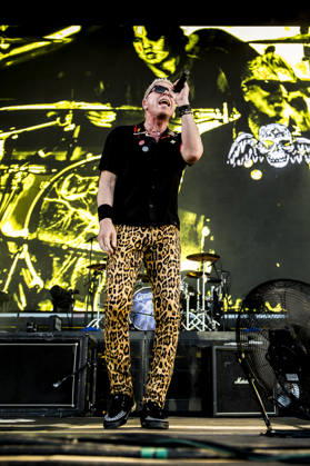 The Offspring live at Tinderbox 2026 Odense, Denmark. 26th, June 2026. The American rock band The Offspring performs a live concert during the Danish music festival Tinderbox 2026 in Odense. Here singer and guitarist Dexter Holland is seen live on stage. Denmark, Odense  Copyright: xGonzalesxPhoto LassexLagonix