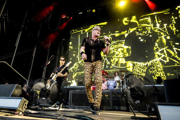 The Offspring live at Tinderbox 2026 Odense, Denmark. 26th, June 2026. The American rock band The Offspring performs a live concert during the Danish music festival Tinderbox 2026 in Odense. Here singer and guitarist Dexter Holland is seen live on stage. Denmark, Odense  Copyright: xGonzalesxPhoto LassexLagonix