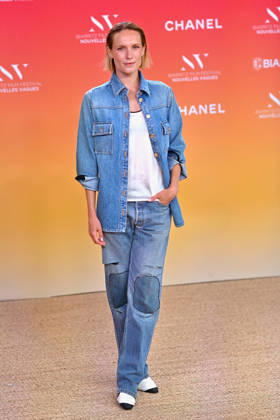 4th Nouvelles Vagues International Biarritz Film Festival Day Three FC Ana Girardot attend the Bola Negra arrival photocall during Day Three Of the 4th Nouvelles Vagues International Biarritz Film Festival on June 25, 2026 in Biarritz, France. Photo by Franck Castel ABACAPRESS.COM Biarritz France  Copyright: xCastelxFranck ABACAx