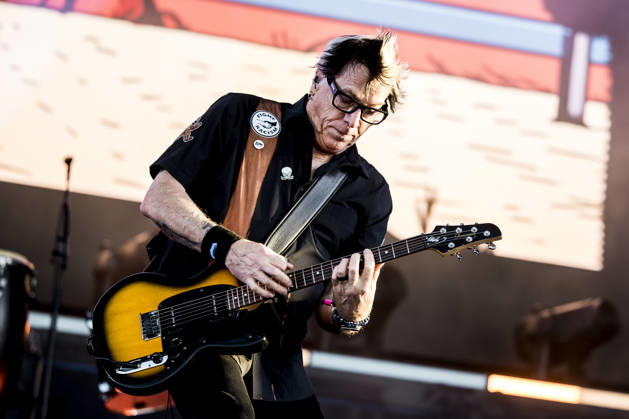 The Offspring live at Tinderbox 2026 Odense, Denmark. 26th, June 2026. The American rock band The Offspring performs a live concert during the Danish music festival Tinderbox 2026 in Odense. Here guitarist Noodles is seen live on stage. Denmark, Odense  Copyright: xGonzalesxPhoto LassexLagonix