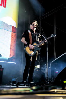 The Offspring live at Tinderbox 2026 Odense, Denmark. 26th, June 2026. The American rock band The Offspring performs a live concert during the Danish music festival Tinderbox 2026 in Odense. Here guitarist Noodles is seen live on stage. Denmark, Odense  Copyright: xGonzalesxPhoto LassexLagonix