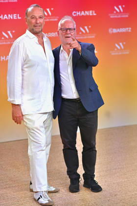 4th Nouvelles Vagues International Biarritz Film Festival Day Three FC Jérôme Pulis and Thierry Frémaux attend the Bola Negra arrival photocall during Day Three Of the 4th Nouvelles Vagues International Biarritz Film Festival on June 25, 2026 in Biarritz, France. Photo by Franck Castel ABACAPRESS.COM Biarritz France  Copyright: xCastelxFranck ABACAx