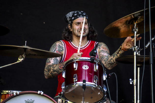 End It live at Copenhell 2026 Copenhagen, Denmark. 25th, June 2026. The American hardcore punk band End It performs a live concert during the Danish heavy metal festival Copenhell 2026 in Copenhagen. Here drummer Chris Gonzalez is seen live on stage. Denmark, Copenhagen  Copyright: xGonzalesxPhoto MathiasxBakxLarsenx