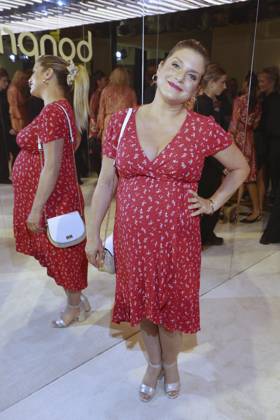 ABB BONPRIX- Jeanette Biedermann schwanger Babybauch zu Gast bei 40 Jahre bonprix Jubilaeumsparty im Curio Haus am 25.06.2026 in Hamburg Hamburg Deutschland
