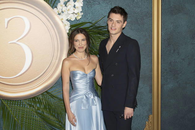 Millie Bobby Brown und Louis Partridge bei der Weltpremiere des Netflix-Films Enola Holmes 3 im Plaza Hotel. New York, 25.06.2026
