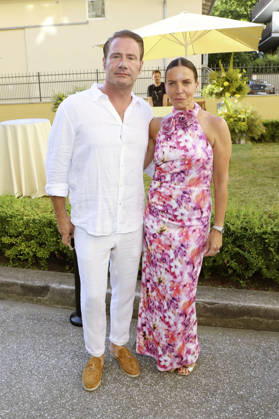 Sasha mit Ehefrau Julia Röntgen bei der Jubiläumsparty 40 Jahre bonprix im Curio Haus. Hamburg, 25.06.2026