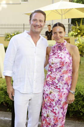 Sasha mit Ehefrau Julia Röntgen bei der Jubiläumsparty 40 Jahre bonprix im Curio Haus. Hamburg, 25.06.2026