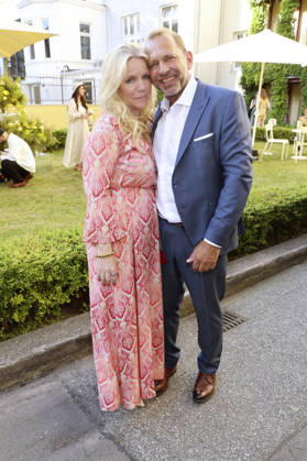 Charlotte Karlinder mit Ehemann Volkmar Hausberg bei der Jubiläumsparty 40 Jahre bonprix im Curio Haus. Hamburg, 25.06.2026