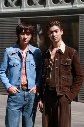 Thomas and Kong at the Amiri Men s Ready-to-Wear Spring Summer 2027 Collection fashion show during Paris Fashion Week, June 25, 2026 Florian Lavielle Bestimage Celebrities at the Amiri Men’s Ready-to-Wear Spring Summer 2027 Collection fashion show during Paris Fashion Week on June 25, 2026, Paris, France  Copyright: xFlorianxLaviellex xBestimagexFlorianxLaviellex xBestimagex