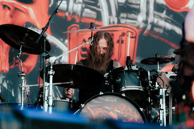 Black Label Society live at Copenhell 2026 Copenhagen, Denmark. 25th, June 2026. The American heavy metal band Black Label Society performs a live concert during the Danish heavy metal festival Copenhell 2026 in Copenhagen. Here drummer Jeff Fabb is seen live on stage. Denmark, Copenhagen  Copyright: xGonzalesxPhoto MathiasxKristensenx