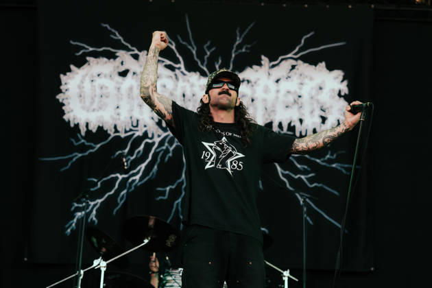 Gatecreeper live at Copenhell 2026 Copenhagen, Denmark. 25th, June 2026. The American death metal band Gatecreeper performs a live concert during the Danish heavy metal festival Copenhell 2026 in Copenhagen. Here vocalist Chase Mason is seen live on stage. Denmark, Copenhagen  Copyright: xGonzalesxPhoto MathiasxKristensenx