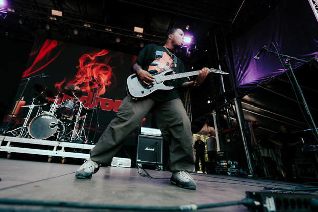 Gridiron live at Copenhell 2026 Copenhagen, Denmark. 25th, June 2026. The American hardcore band Gridiron performs a live concert during the Danish heavy metal festival Copenhell 2026 in Copenhagen. Here guitarist Xavier Wilson is seen live on stage. Denmark, Copenhagen  Copyright: xGonzalesxPhoto MathiasxKristensenx