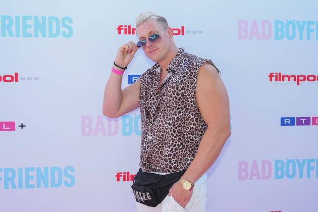 Screening von Bad Boyfriends in Köln. Calvin Kleinen beim Screening des neuen filmpool-Formats Bad Boyfriends (RTL+) am 25.06.2026 im Bootshaus in Köln. Koeln Bootshaus Nordrhein-Westfalen