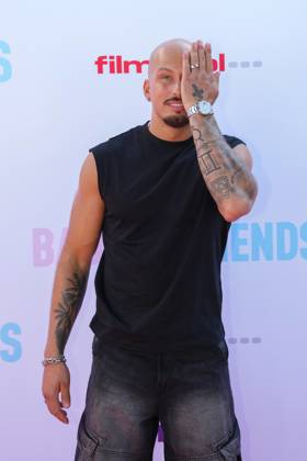 Screening von Bad Boyfriends in Köln. Santino beim Screening des neuen filmpool-Formats Bad Boyfriends (RTL+) am 25.06.2026 im Bootshaus in Köln. Koeln Bootshaus Nordrhein-Westfalen