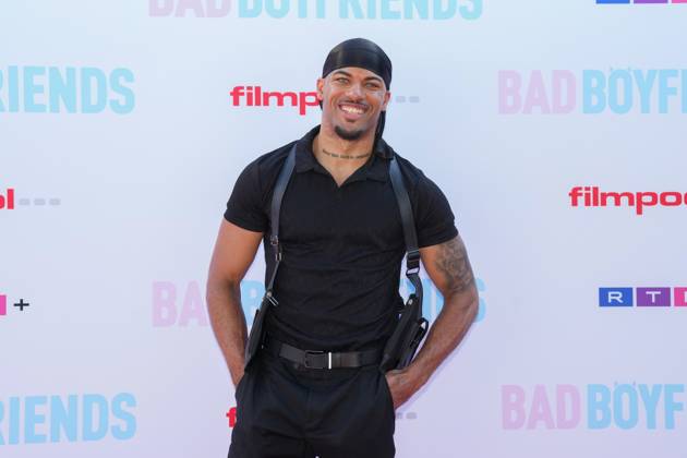 Screening von Bad Boyfriends in Köln. Tyron beim Screening des neuen filmpool-Formats Bad Boyfriends (RTL+) am 25.06.2026 im Bootshaus in Köln. Koeln Bootshaus Nordrhein-Westfalen