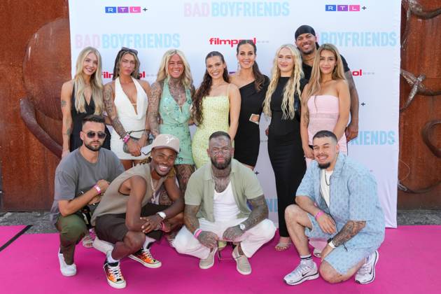 Screening von Bad Boyfriends in Köln. Charlotte Engelhardt (Würdig), Alenssia, Angelika, Alessandra, Natalia, Larissa, Jeje, Nasrin, Santino, Tyron, Josh, Teezy, Antonio , Mirko, Maki beim Screening des neuen filmpool-Formats Bad Boyfriends (RTL+) am 25.06.2026 im Bootshaus in Köln. Koeln Bootshaus Nordrhein-Westfalen