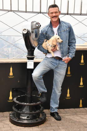 NEW YORK, NY - JUNE 26: Luke Evans Lights the Empire State Building in Partnership with the Stonewall Inn Gives Back Initiative and the Trevor Project to Celebrate New York City Pride 2026 on June 26, 2026 in New York City. Copyright: xmpi099 MediaPunchx