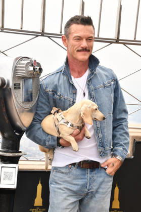 NEW YORK, NY - JUNE 26: Luke Evans Lights the Empire State Building in Partnership with the Stonewall Inn Gives Back Initiative and the Trevor Project to Celebrate New York City Pride 2026 on June 26, 2026 in New York City. Copyright: xmpi099 MediaPunchx