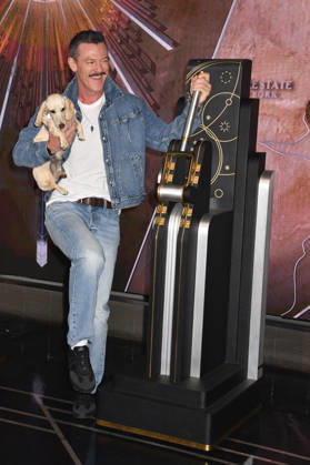 NEW YORK, NY - JUNE 26: Luke Evans Lights the Empire State Building in Partnership with the Stonewall Inn Gives Back Initiative and the Trevor Project to Celebrate New York City Pride 2026 on June 26, 2026 in New York City. Copyright: xmpi099 MediaPunchx