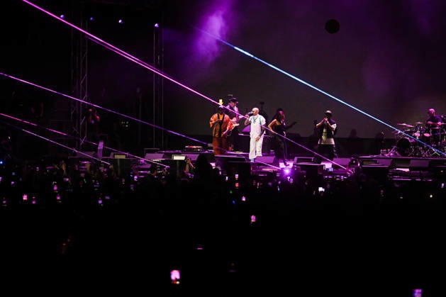 Croatia Black Eyed Peas Concert Taboo, apl.de.ap, will.i.am, and J.Rey Soul of Black Eyed Peas perform on stage during their concert at Bundek Lake in Zagreb, Croatia on June 26, 2026.  LucijaxOcko PIXSELL