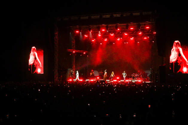 Croatia Black Eyed Peas Concert Taboo, apl.de.ap, will.i.am, and J.Rey Soul of Black Eyed Peas perform on stage during their concert at Bundek Lake in Zagreb, Croatia on June 26, 2026.  LucijaxOcko PIXSELL