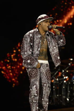 June 26, 2026, Napoli, Italy: Italian rapper Emanuele Palumbo aka Geolier, performs live at Stadio Maradona in Napoli during his Stadi Tour 2026. Napoli Italy - ZUMAs197 20260626_aaa_s197_137 Copyright: xFrancescoxCiglianox